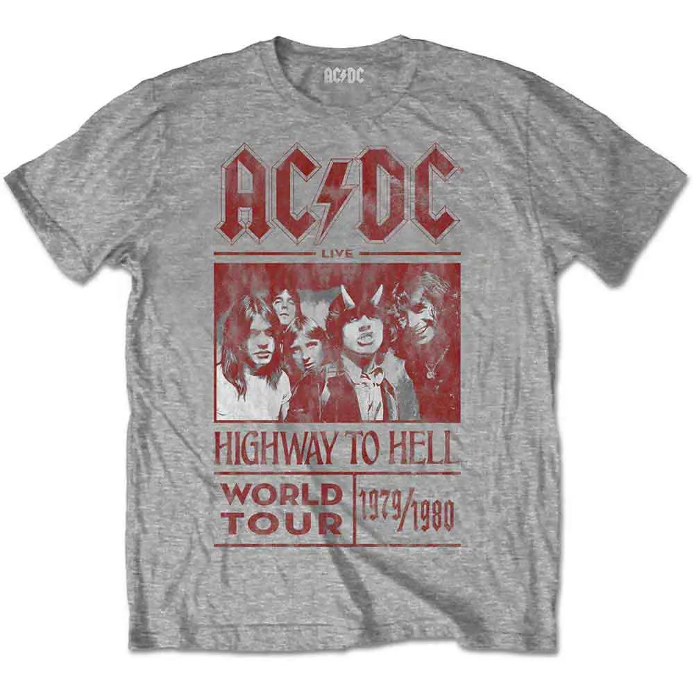AC/DC Shirt Highway to Hell World Tour Shirts