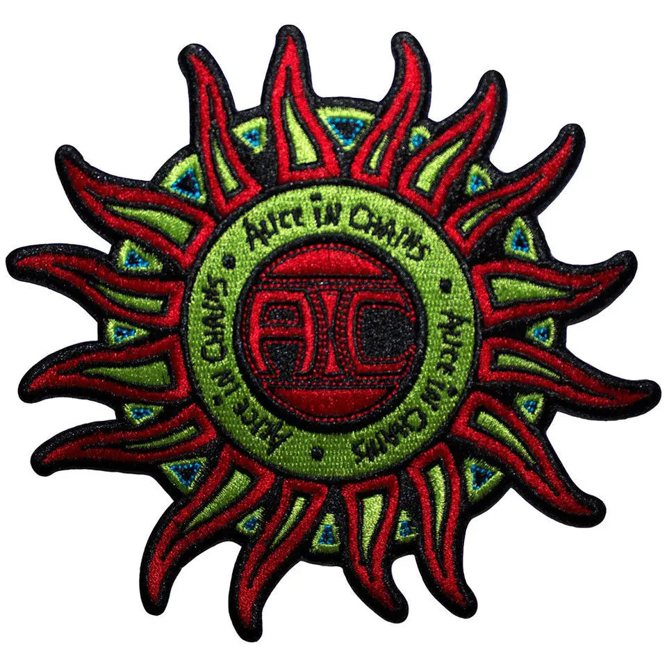 Alice In Chains Patch Sun Colour Shirts