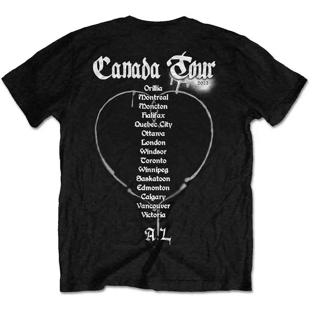 Avril Lavigne T-Shirt Love Sux (Back Print) Shirts