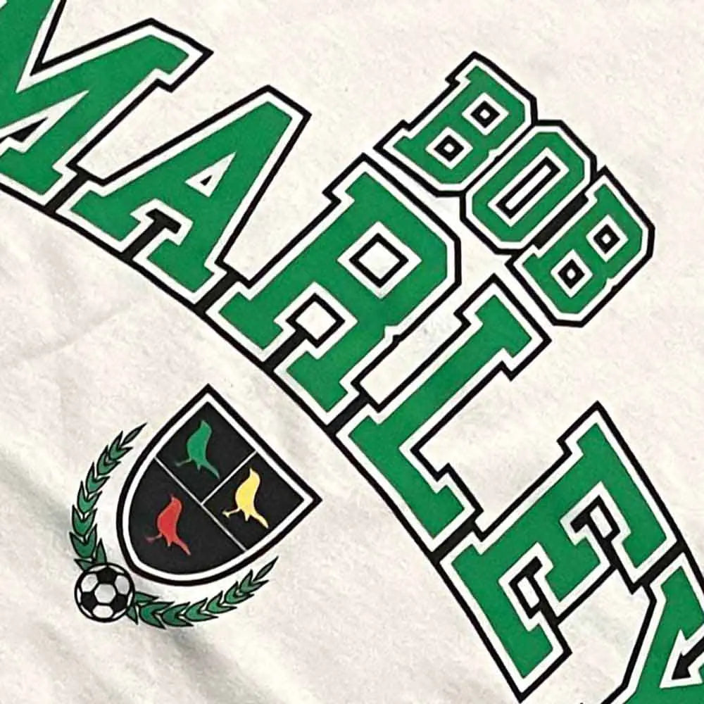 Bob Marley Ringer T-Shirt Collegiate Crest Shirts