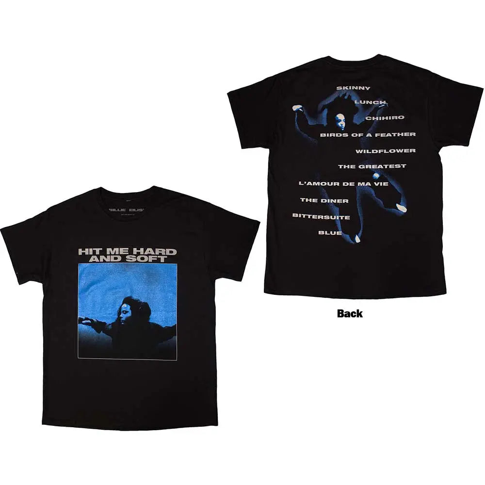 Billie Eilish Shirt Hit Me Hard And Soft Tracklist (Back Print) Shirts