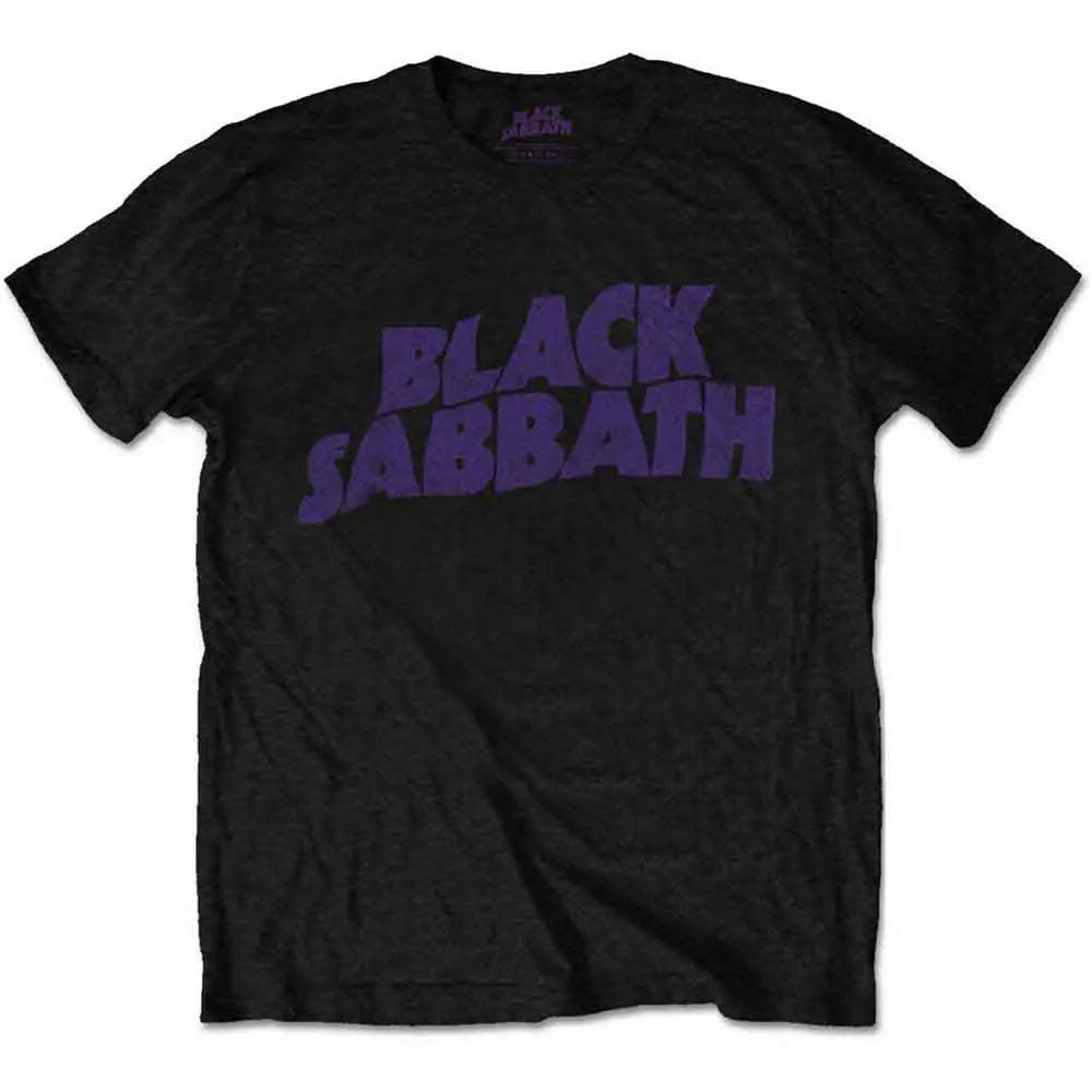 Black Sabbath T-Shirt: Wavy Logo Vintage Shirts