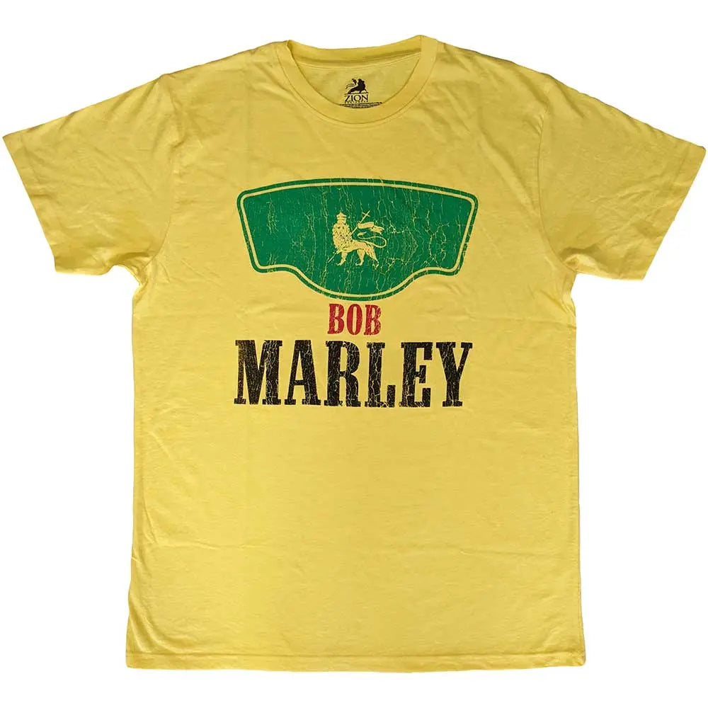 Bob Marley Yellow Shirt Vintage Green Label Shirts