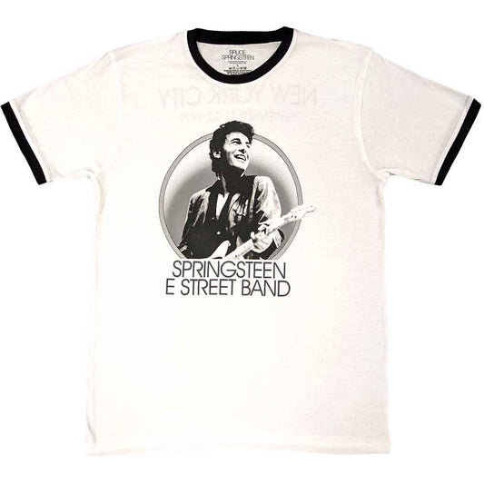 Bruce Springsteen Ringer T-Shirt NYC - Ireland Vinyl