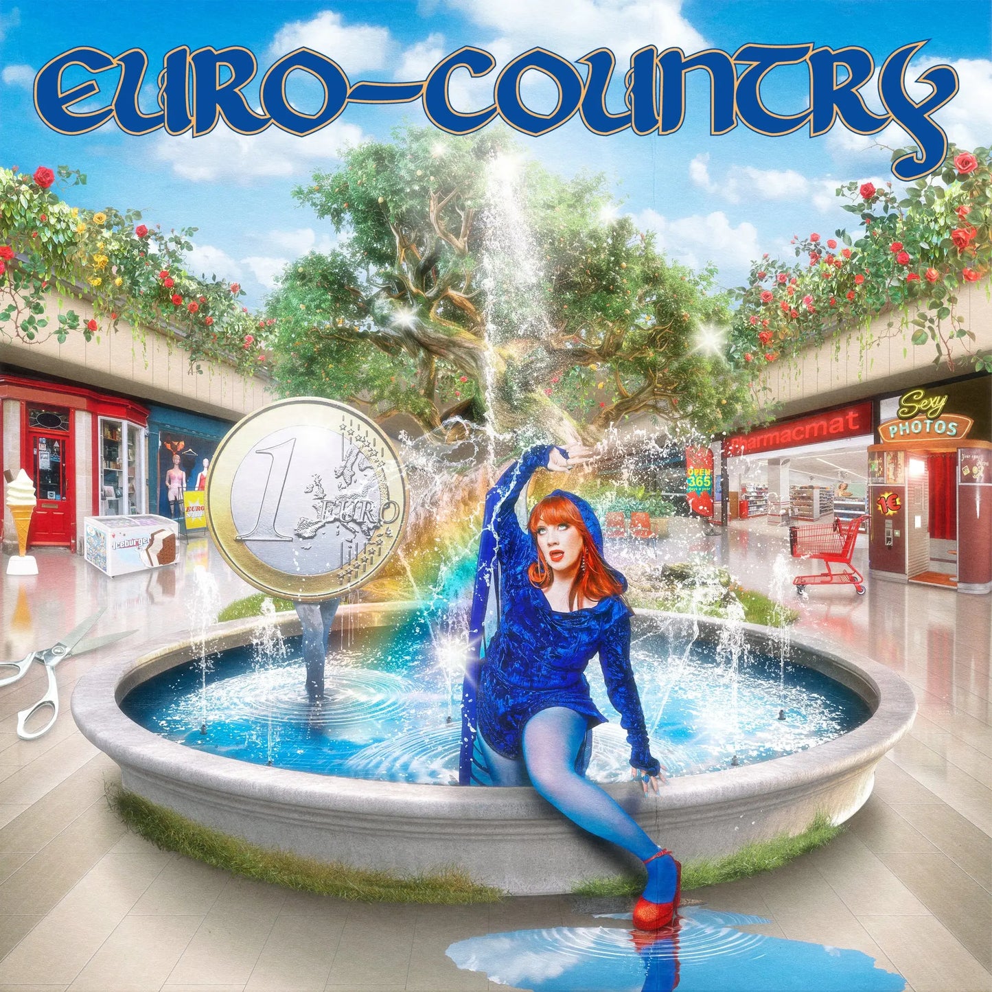 CMAT Euro-Country Green Vinyl with Red & Yellow Splatter