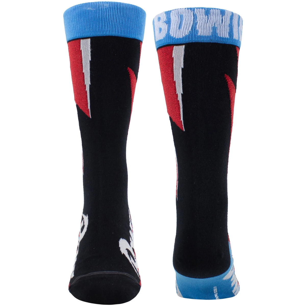 David Bowie Socks - Red Flash