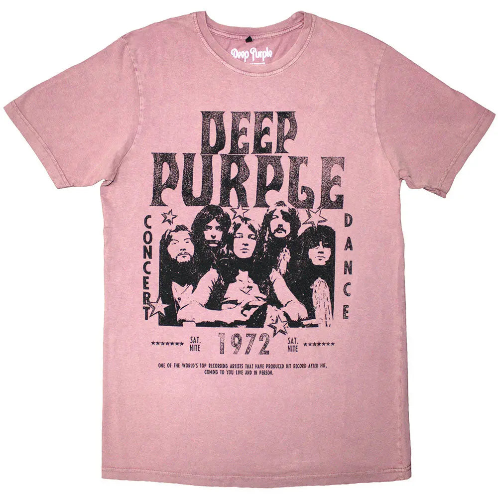 Deep Purple Stone Wash Shirt 1972 Concert Shirts