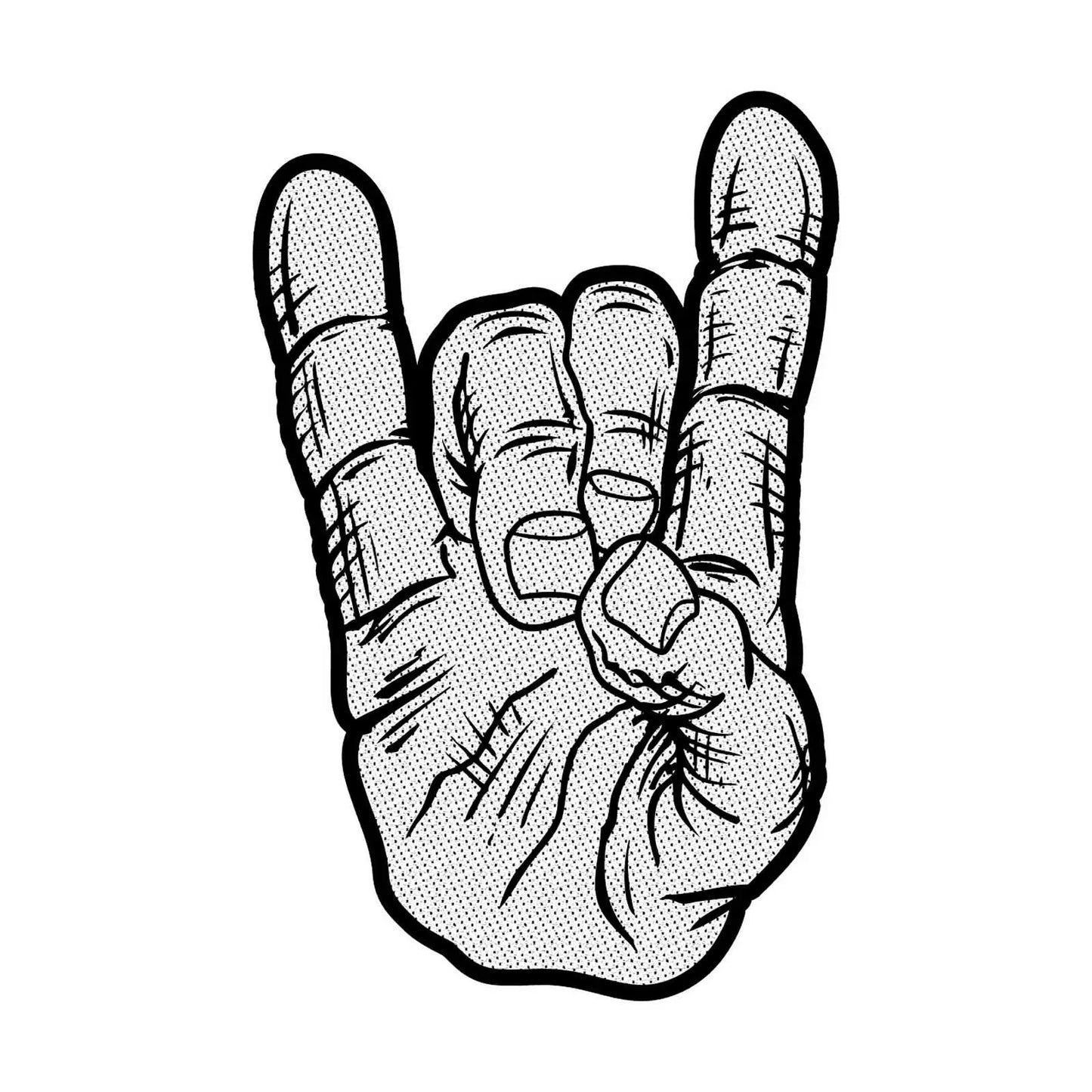 Devil Horns Patch Shirts
