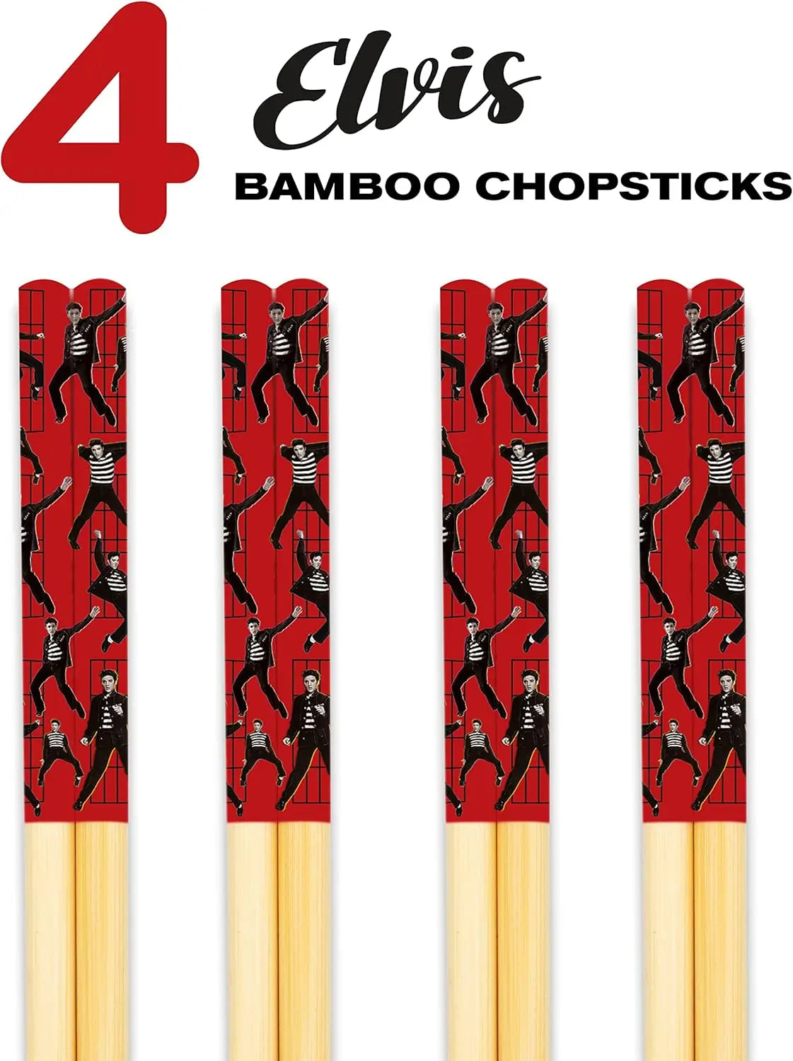 Elvis Bamboo Chopsticks Set