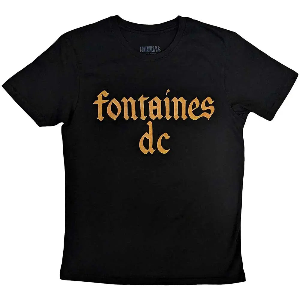 Fontaines D.C. T-Shirt: Gothic Logo Shirts