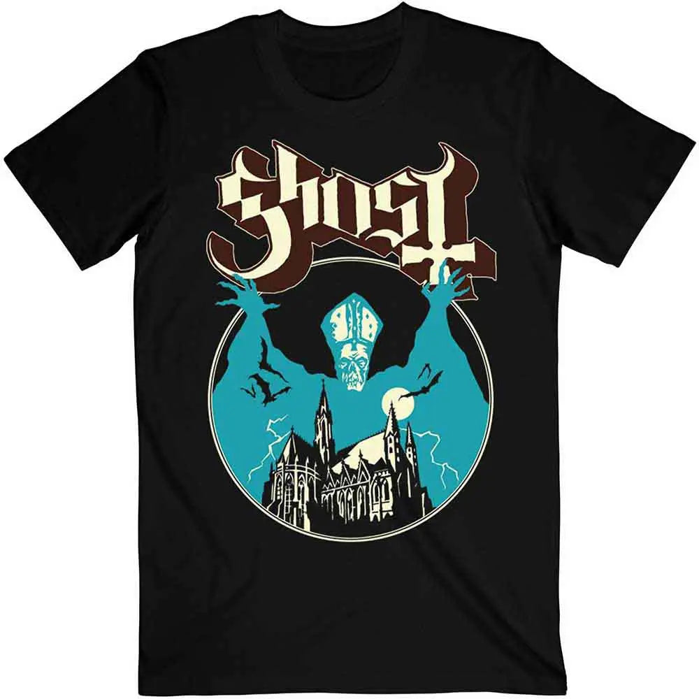 Ghost Blue Papa Castle T-Shirt Shirts