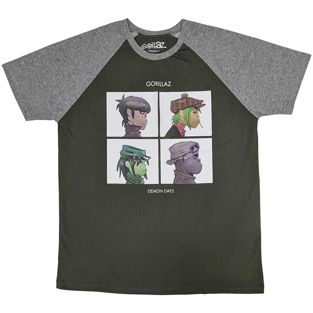 Gorillaz Raglan T-Shirt: Demon Days Shirts