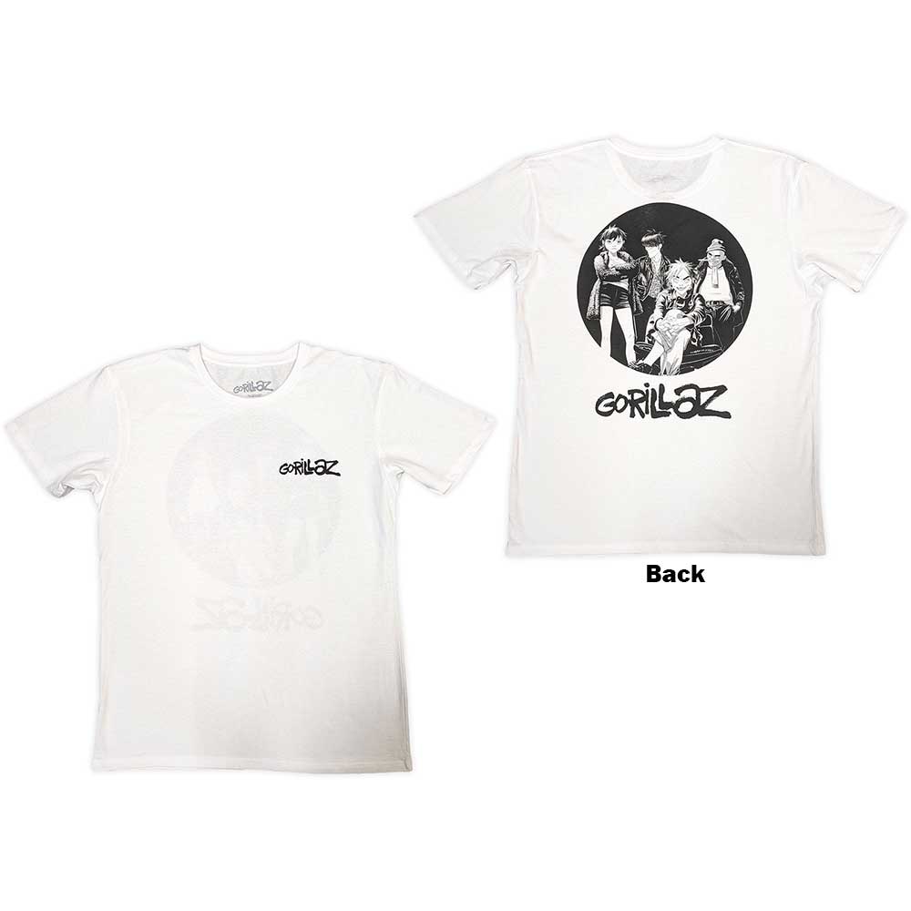 Gorillaz T-Shirt: Song Machine Brush Logo (Back Print) Shirts