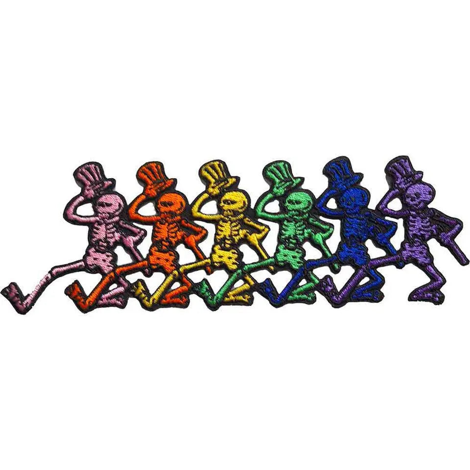 Grateful Dead Patch Dancing Skeletons Shirts