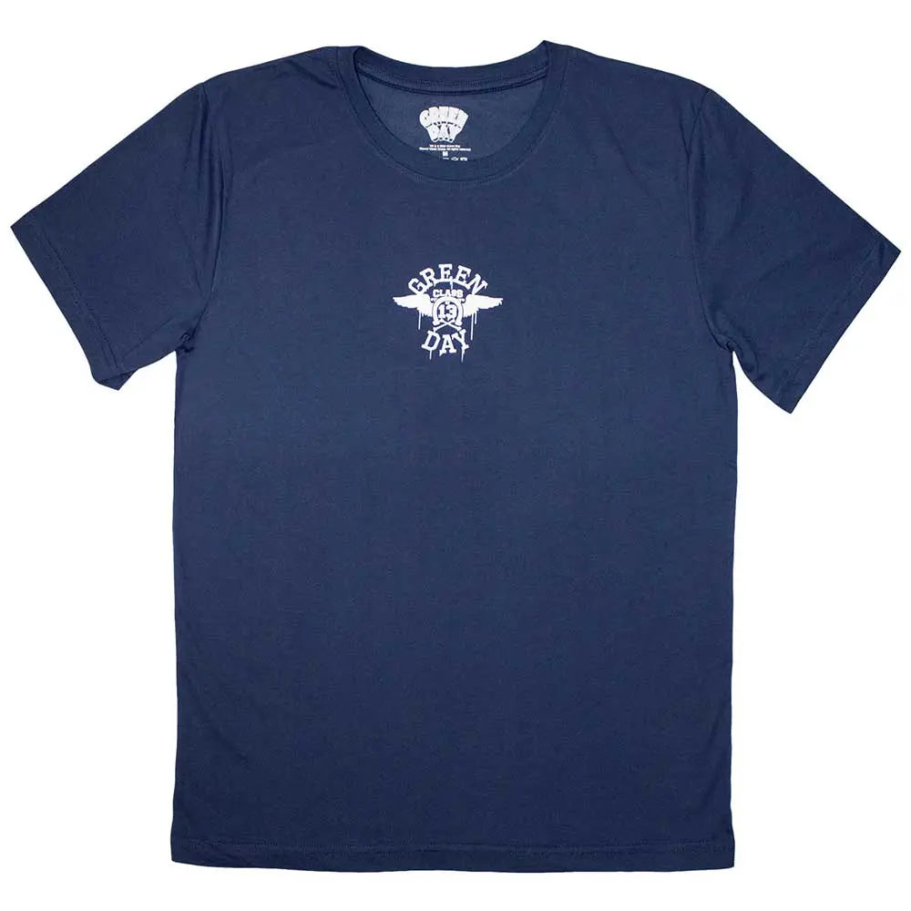 Green Day Navy T-Shirt Mini Wings Shirts
