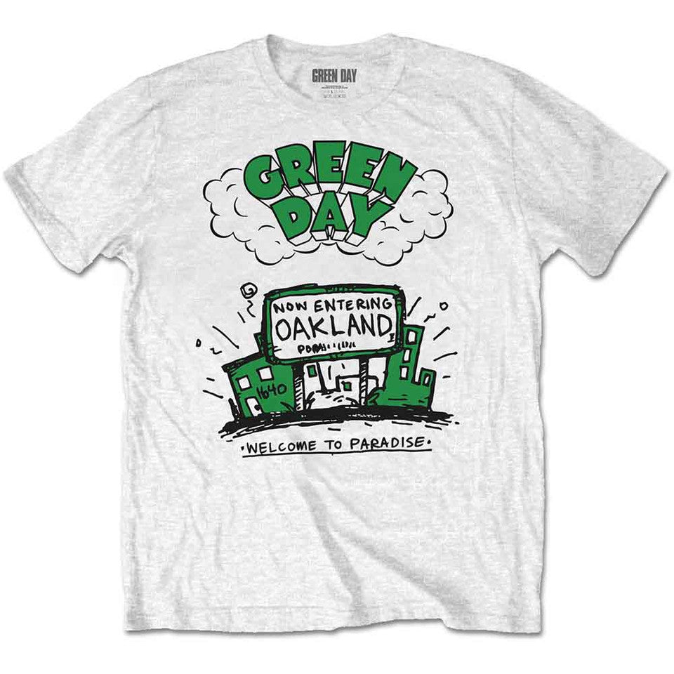Green Day Shirt - Welcome to Paradise