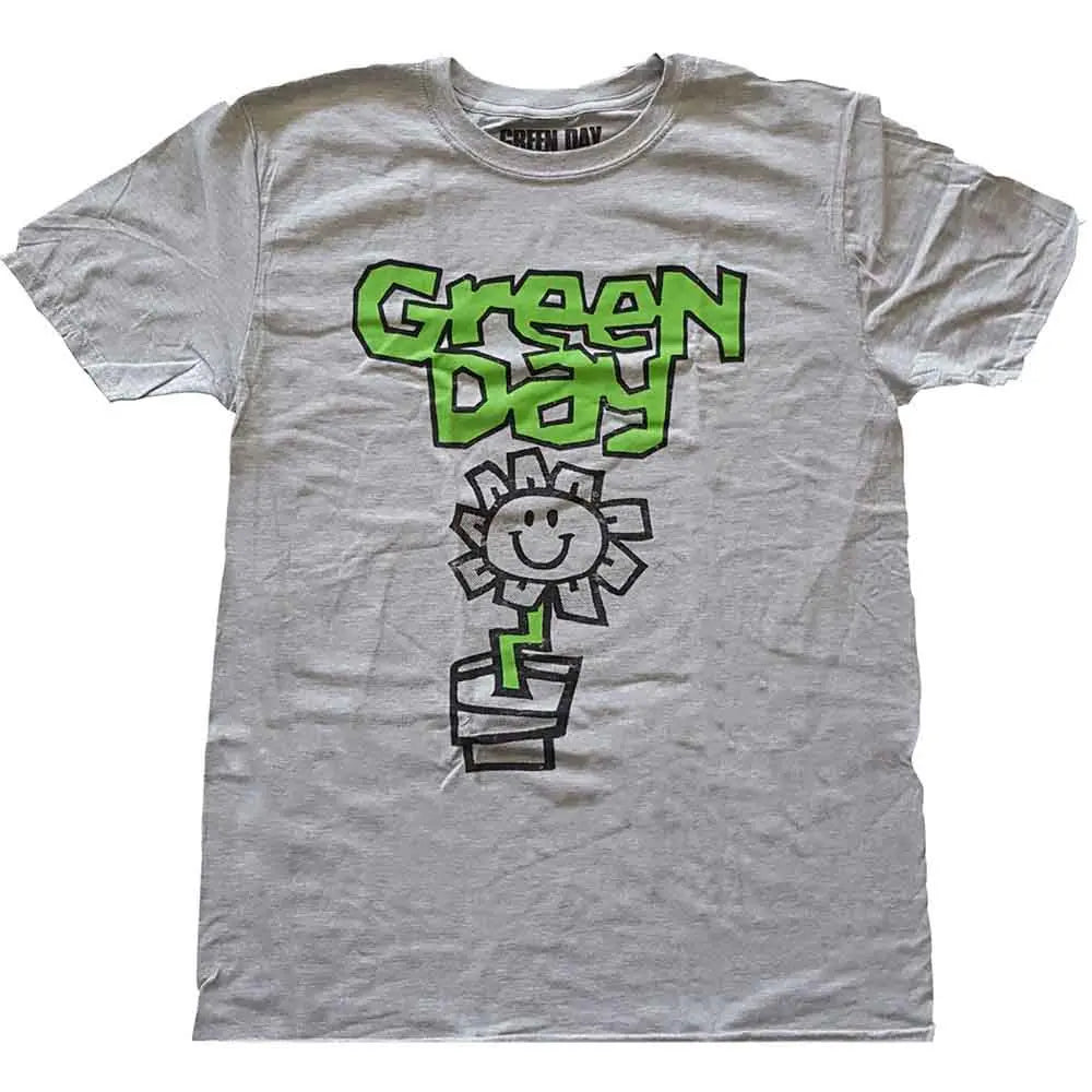 Green Day Shirt Flower Pot Shirts