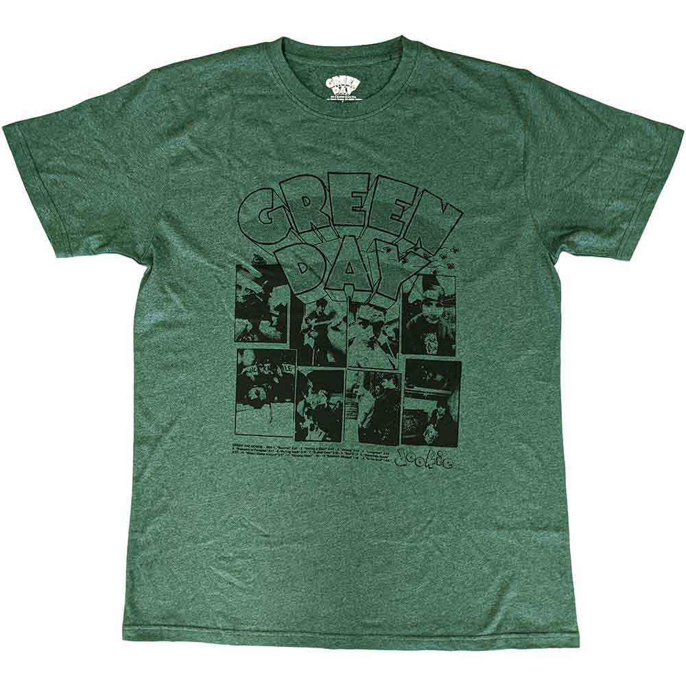 Green Day T-Shirt Dookie Frames Shirts
