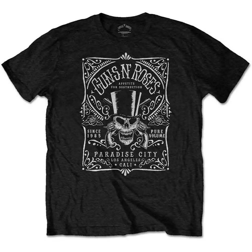 Guns N' Roses Shirt Bourbon Label Shirts