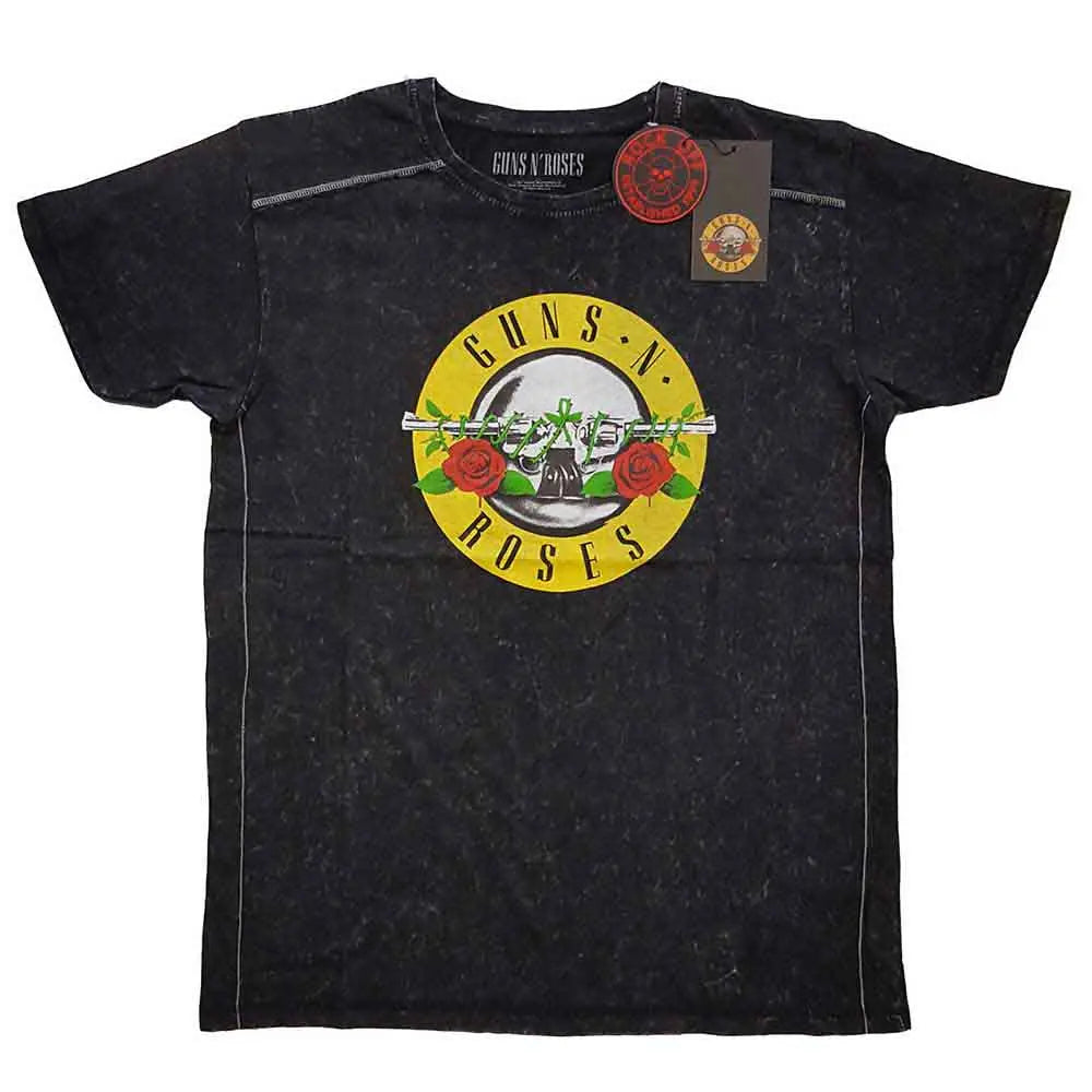 Guns N' Roses Wash Shirt Classic Logo Shirts