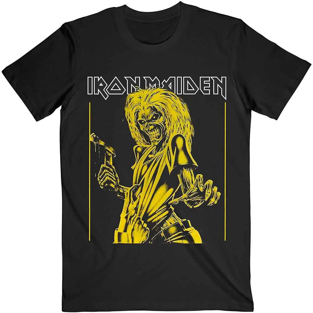 Iron Maiden Shirt - Yellow Eddie