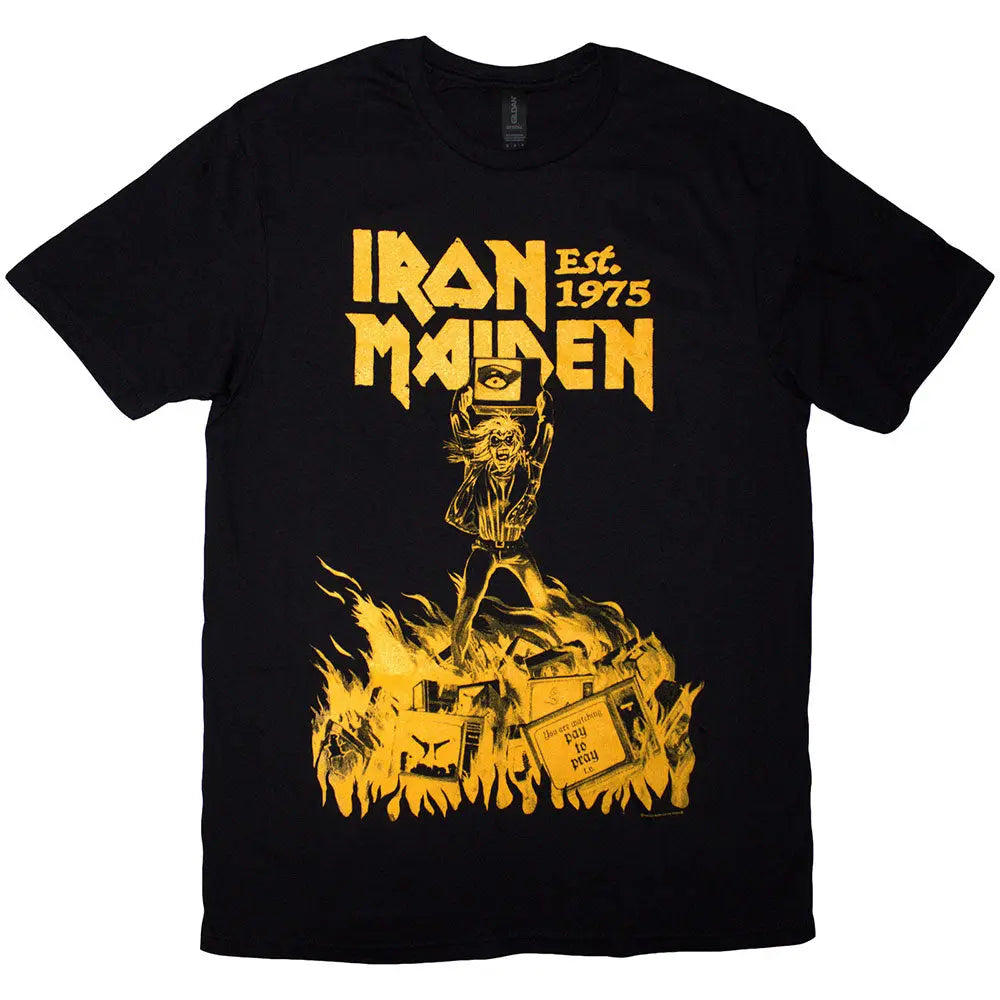 Iron Maiden Shirt Pay To Pray Est. 1975 Shirts