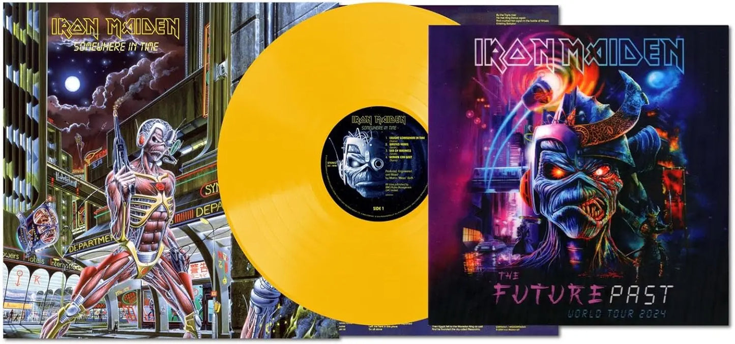 Iron Maiden Somewhere In Time (LTD Yellow Vinyl With Tour Lenticular)