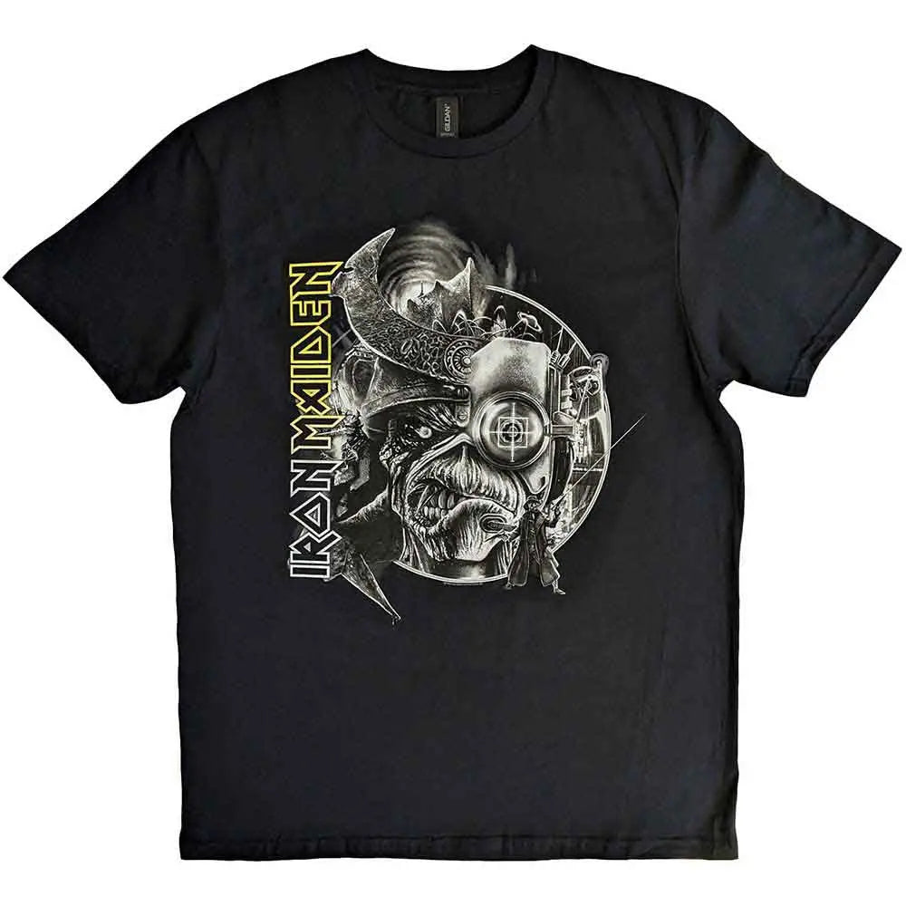 Iron Maiden T-Shirt: The Future Past Tour '23 Greyscale Shirts