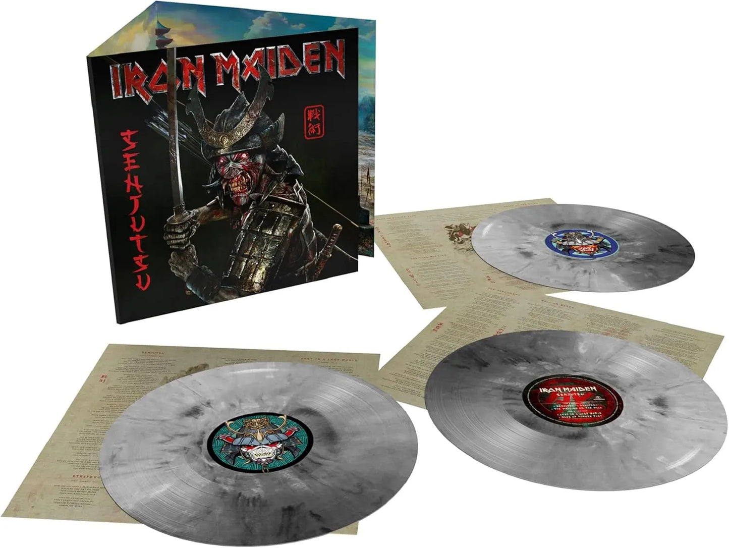 Iron Maiden Senjutsu (Silver & Black Marble)