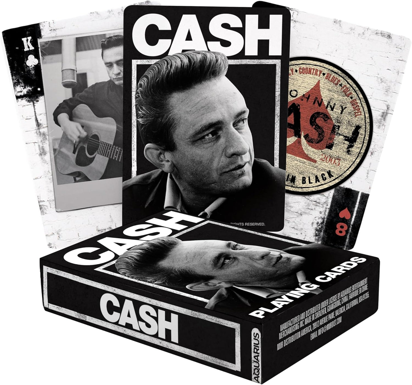 Johnny Cash Playing Cards