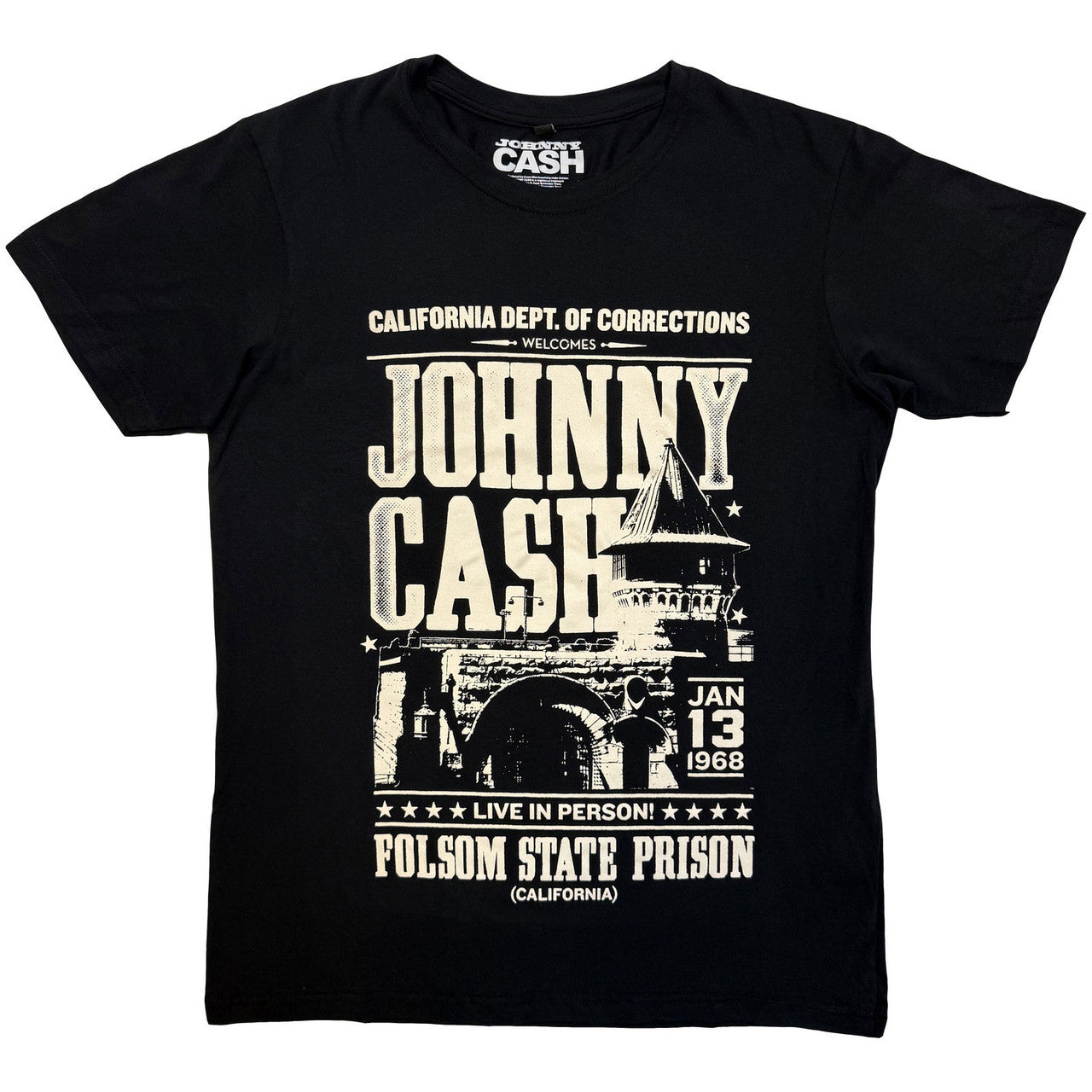 Johnny Cash Premium Carbon T-Shirt: Prison Poster Shirts