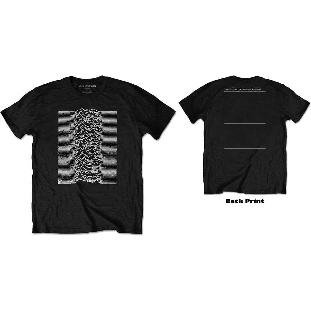 Joy Division T-Shirt Unknown Pleasures (Back Print) Shirts