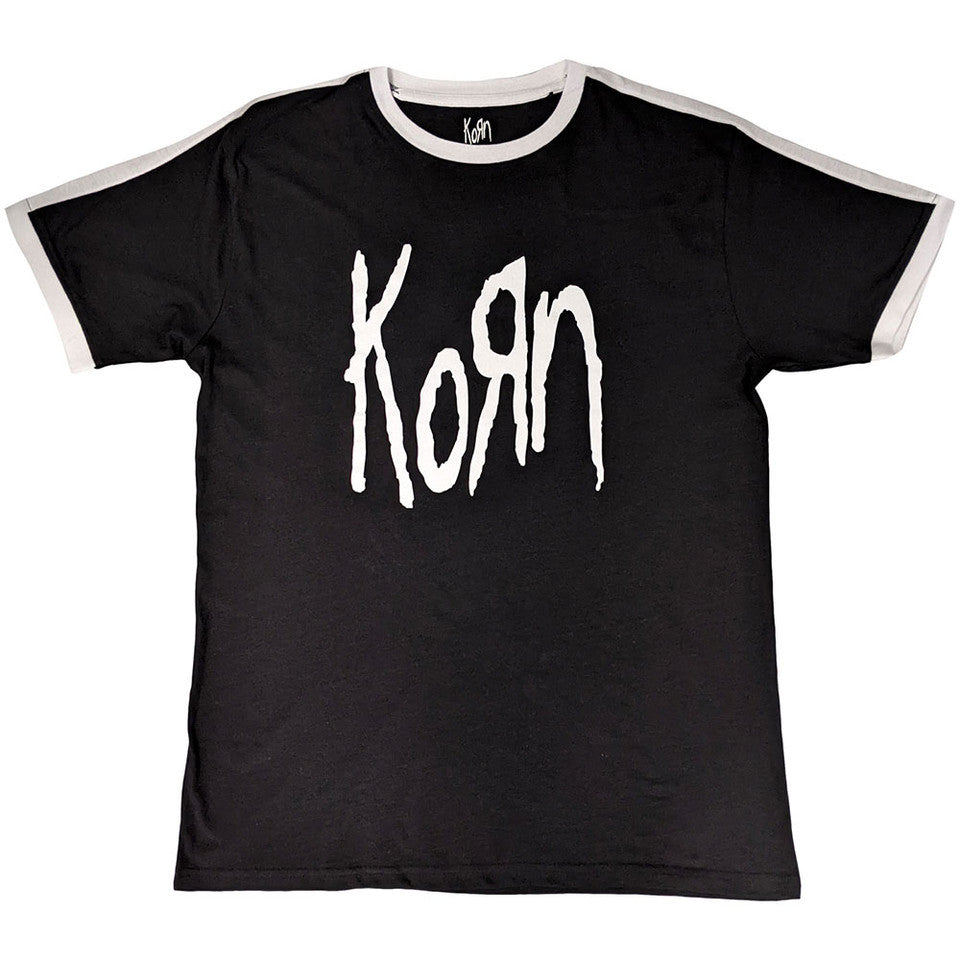 Korn Ringer Shirt - Logo (Black)