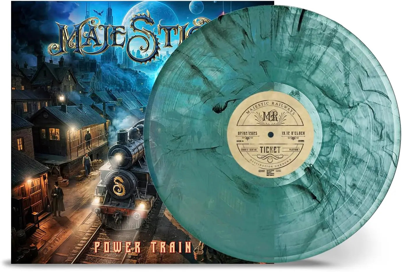 Majestica Power Train (Turquoise/Black Smoke Vinyl)