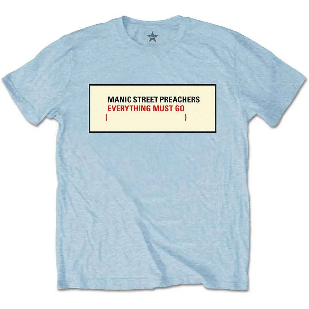 Manic Street Preachers T-Shirt Everything Must Go Shirts