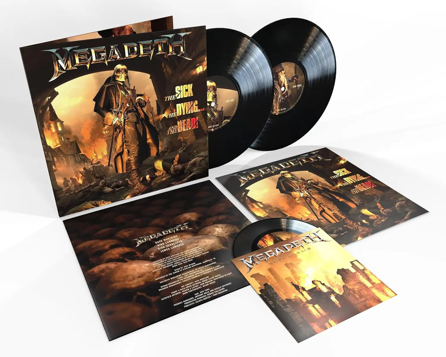 Megadeth Sick Dying Dead Ltd LP