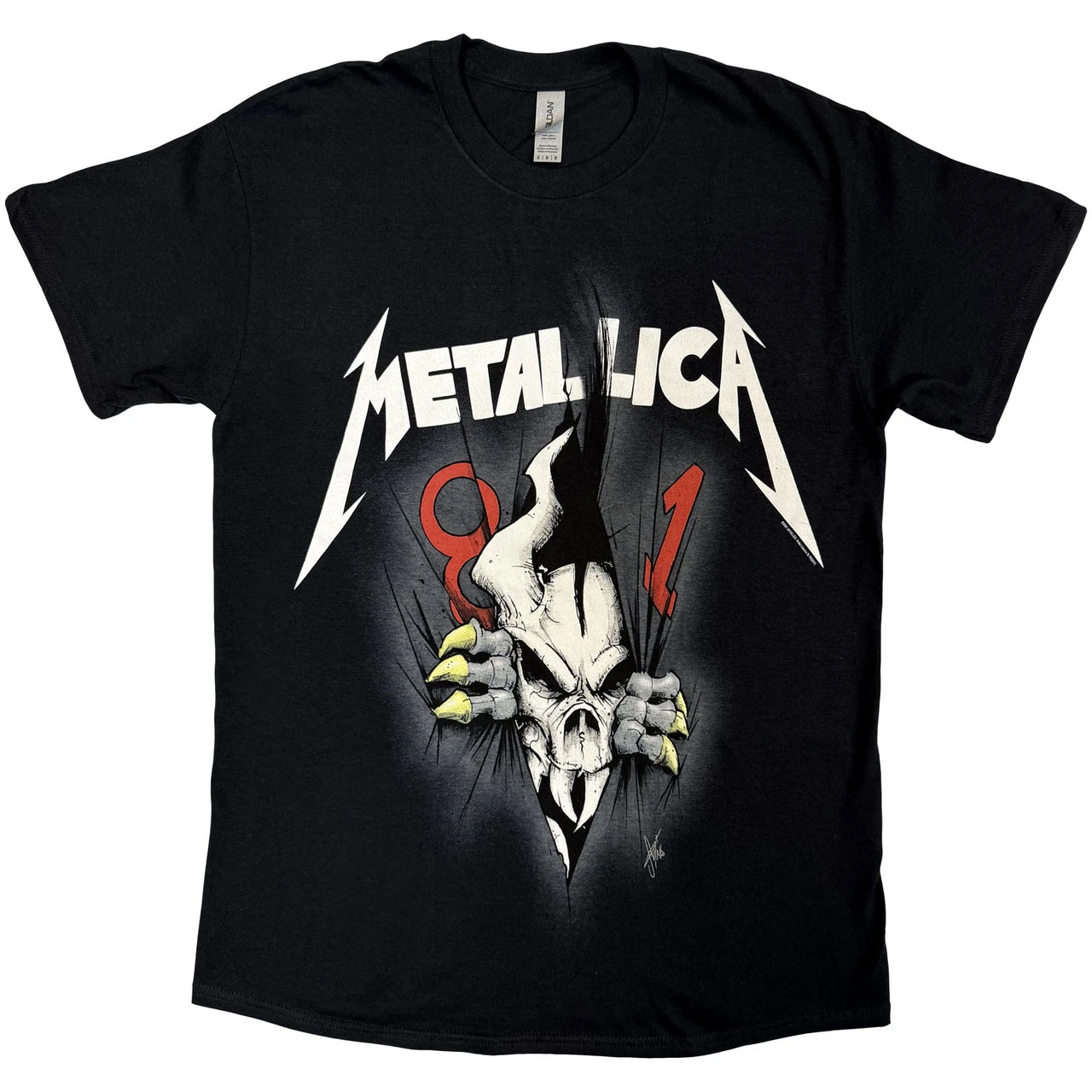 Metallica Shirt - 40th Anniversary Ripper - 81 Shirts