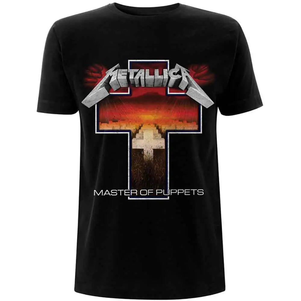 Metallica Shirt Master of Puppets Cross Shirts