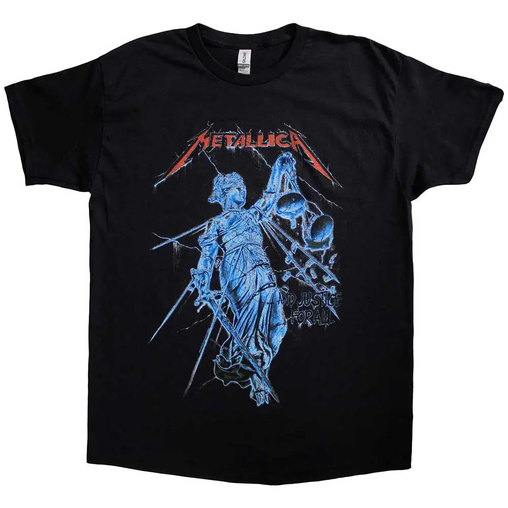 Metallica T-Shirt Blue Justice For All Shirts