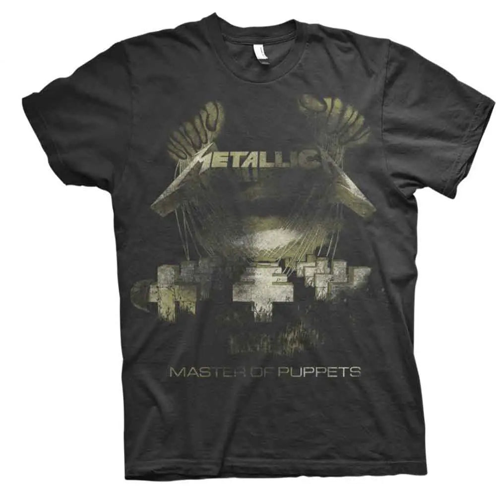 Metallica T-Shirt Master of Puppets Distressed Shirts