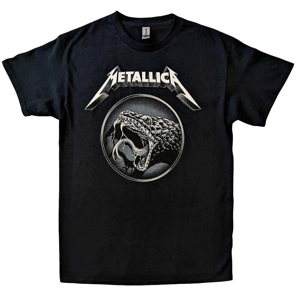 Metallica T-Shirt Snake Black Album Poster Shirts
