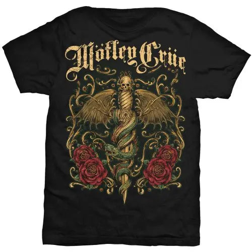 Motley Crue Exquisite Dagger Shirt Shirts S