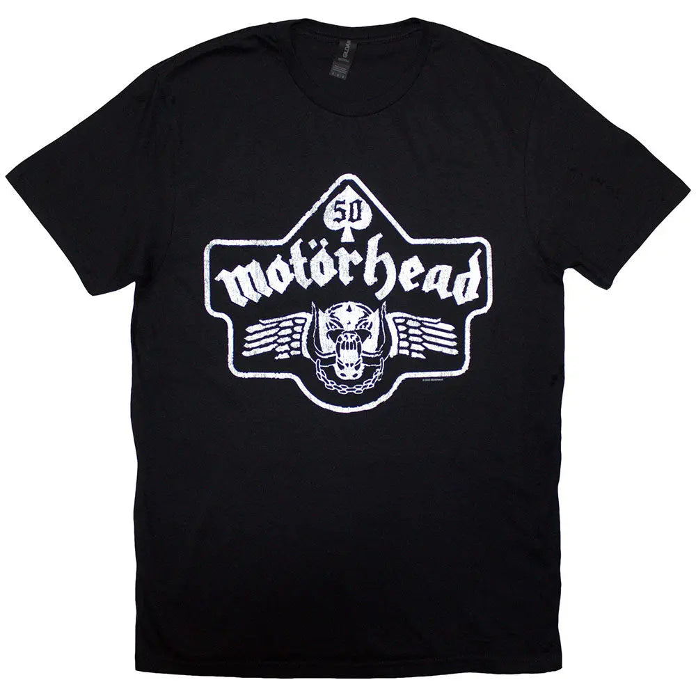 Motorhead Shirt 50 Years Ace Wings Emblem Shirts