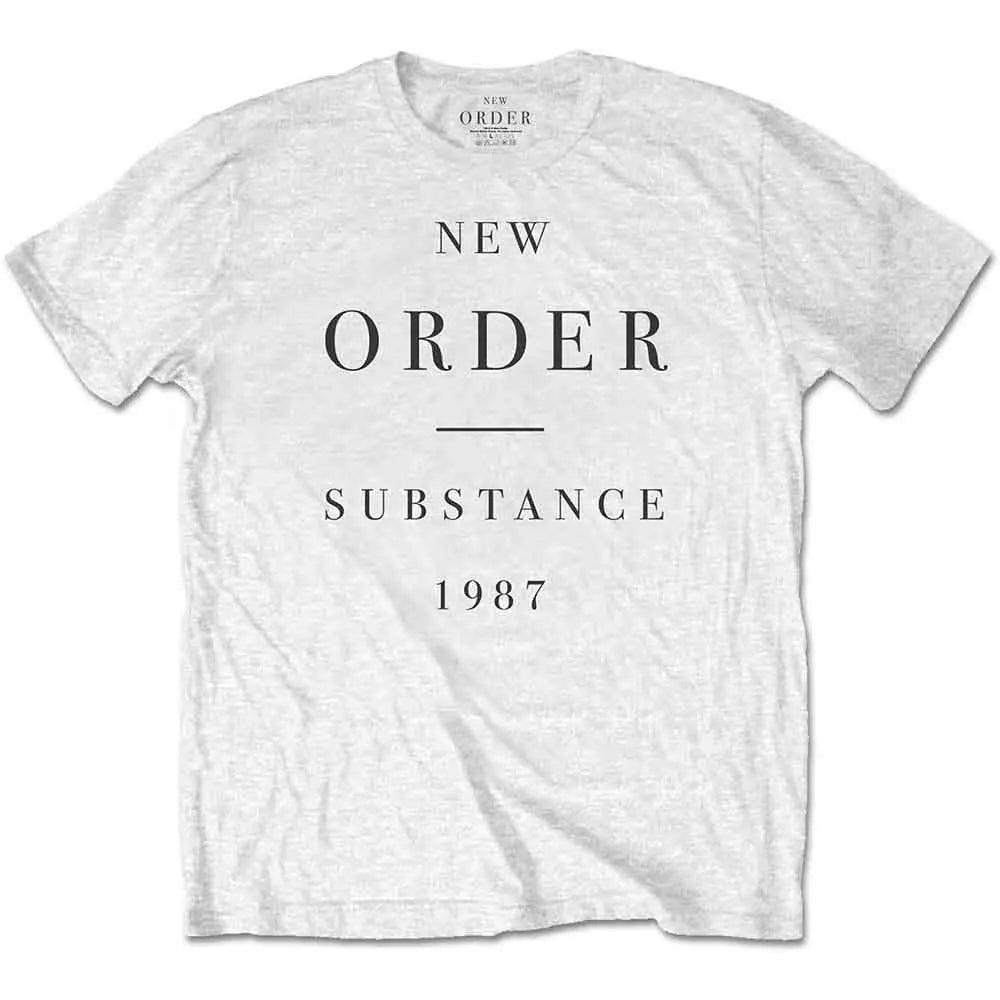 New Order T-Shirt Substance Shirts