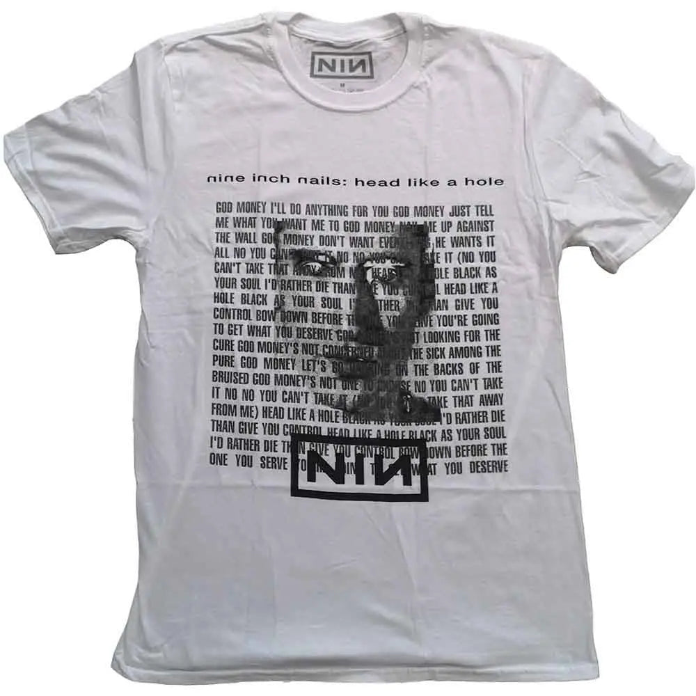 Nine Inch Nails T-Shirt: Head Like A Hole Shirts