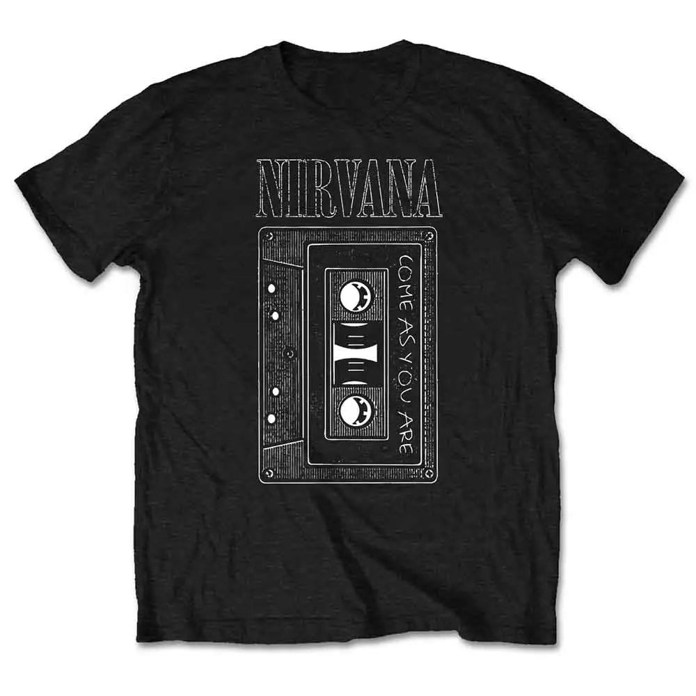 Nirvana Shirt Come As You Are Tape Shirts