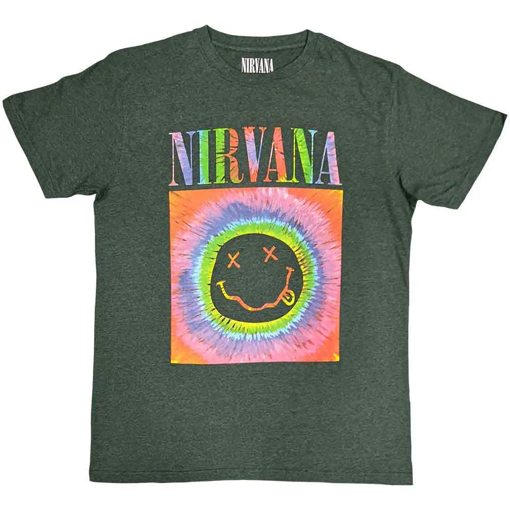 Nirvana Shirt Happy Face Glow Box Shirts