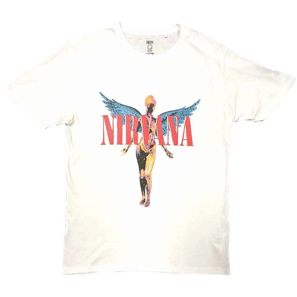 Nirvana Shirt In Utero Angel (White) Shirts