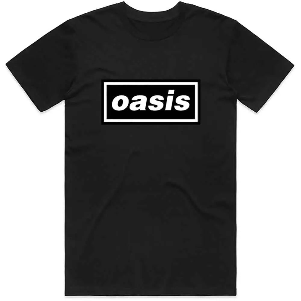 Oasis Black T-Shirt Decca Logo