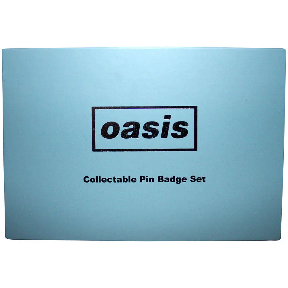 Oasis Pin Badge Set: Logos